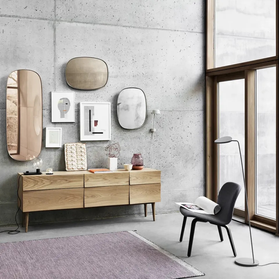 Muuto Dressers & Sideboards*Reflect side table large, Oak Brown