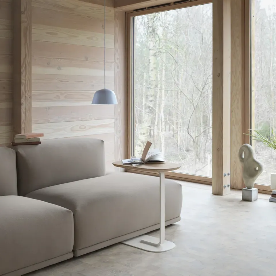 Muuto Side Tables*Relate Side table H: 73.5 cm, Dark Green