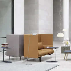 Muuto Side Tables*Relate Side table H: 73.5 cm, Off White