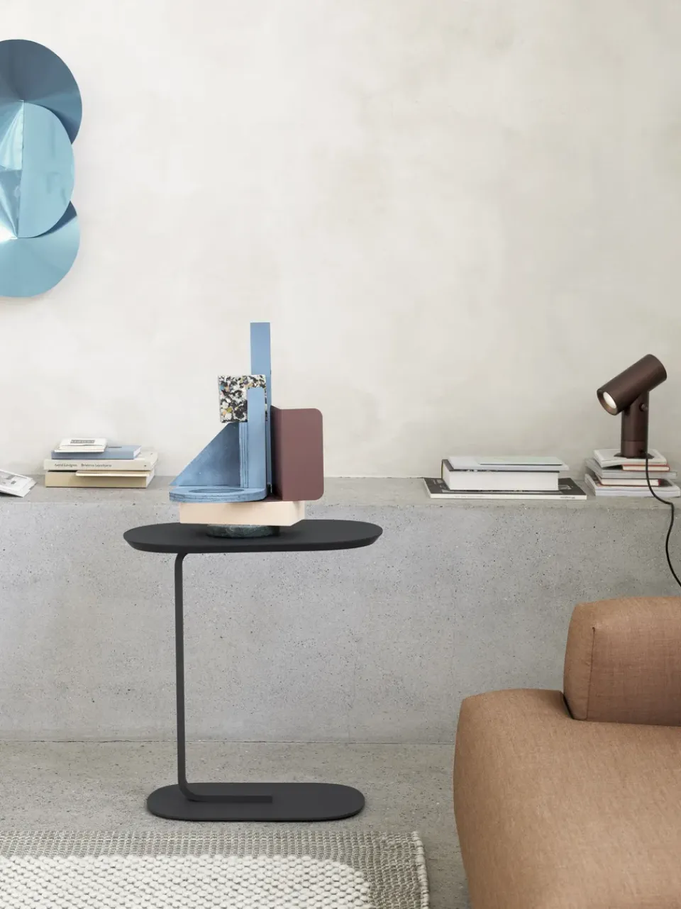 Muuto Side Tables*Relate sidetable 60,5 cm, Black