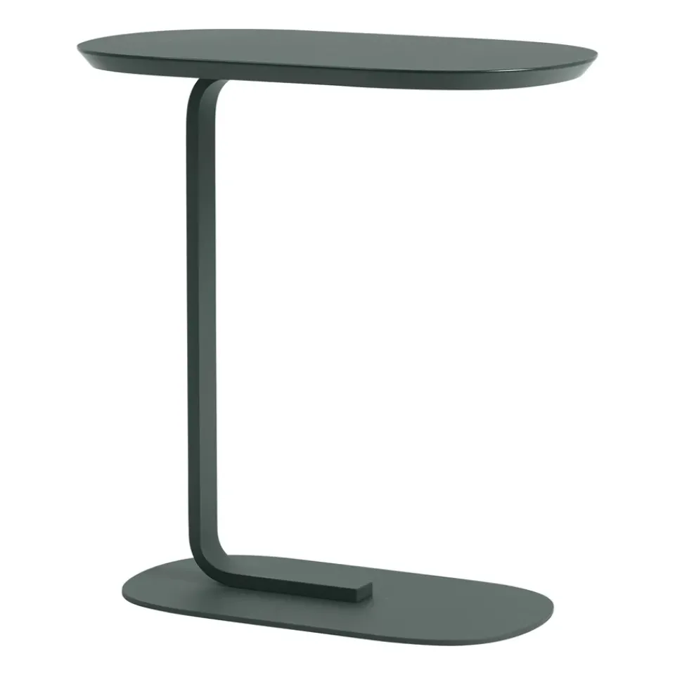 Muuto Side Tables*Relate sidetable 60,5 cm, Dark Green