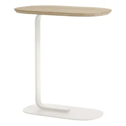 Muuto Side Tables*Relate sidetable 60,5 cm, Oak - off white BeigeWhite