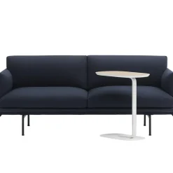 Muuto Side Tables*Relate sidetable 60,5 cm, oak, white Black