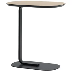 Muuto Side Tables*Relate sidetable 60,5 cm, Oak, Black