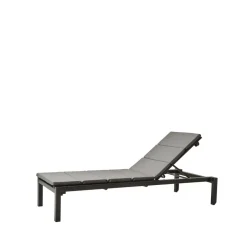Cane-line Seating*Relax sun lounger, Natté , incl. light cushion Grey