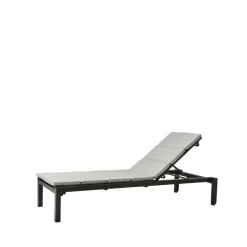 Cane-line Seating*Relax sun lounger, Natté , incl. cushion Grey