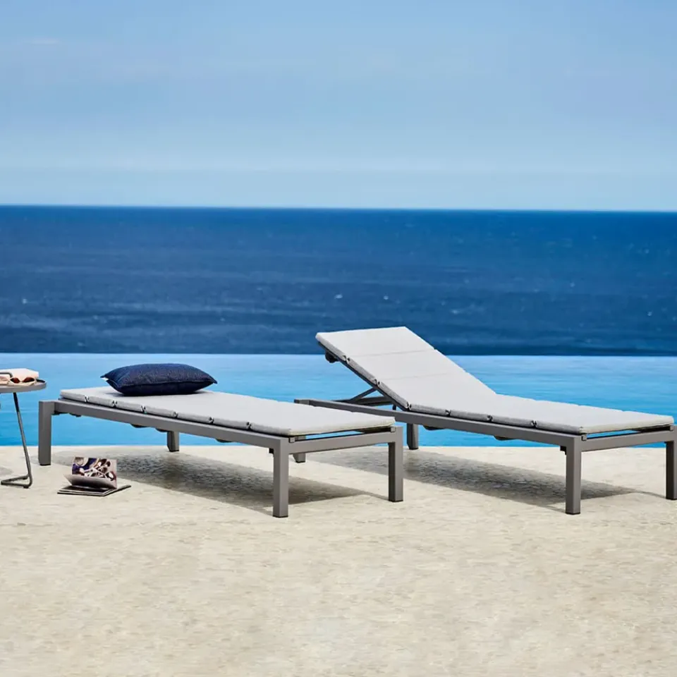 Cane-line Seating*Relax sun lounger, Light Grey