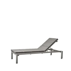 Cane-line Seating*Relax sun lounger, Sunbrella Natté light , incl. cushion Grey