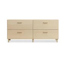 Relief Dressers & Drawer Units*connection leg 2-pack, Ash Beige