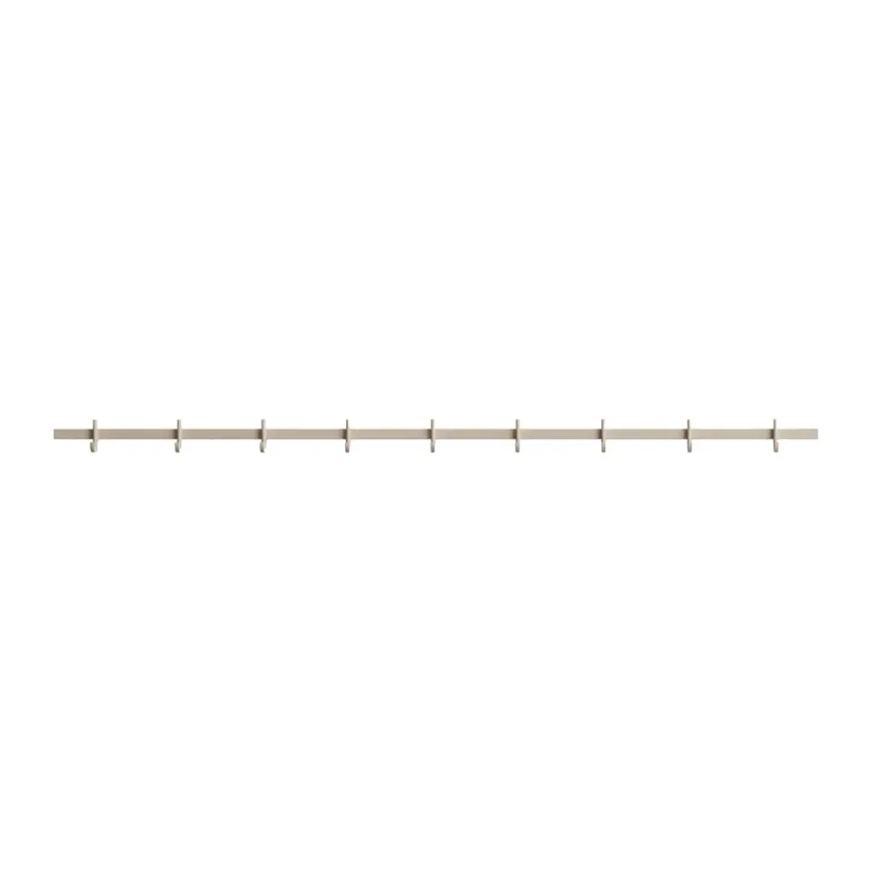 Relief Clothes Hooks & Hangers*hook rack large 123 cm, Beige