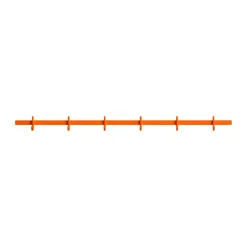 Relief Clothes Hooks & Hangers*hook rack medium 82 cm, Orange