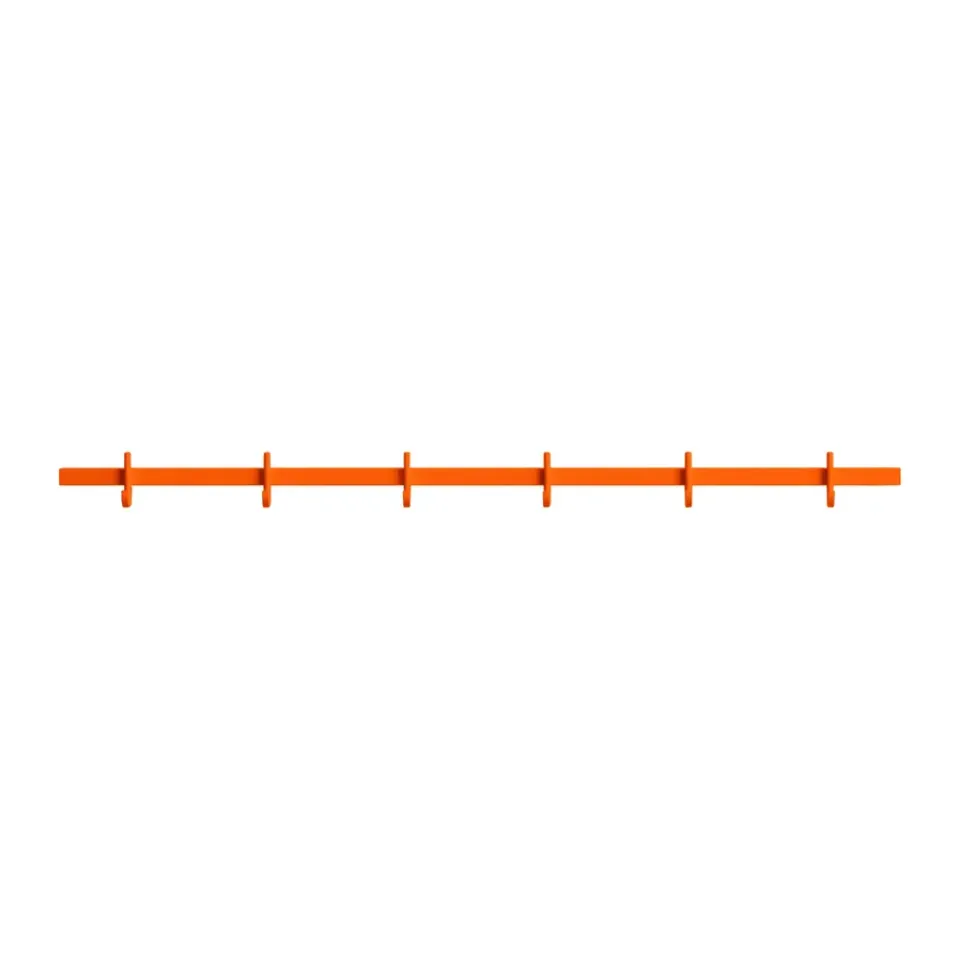 Relief Clothes Hooks & Hangers*hook rack medium 82 cm, Orange