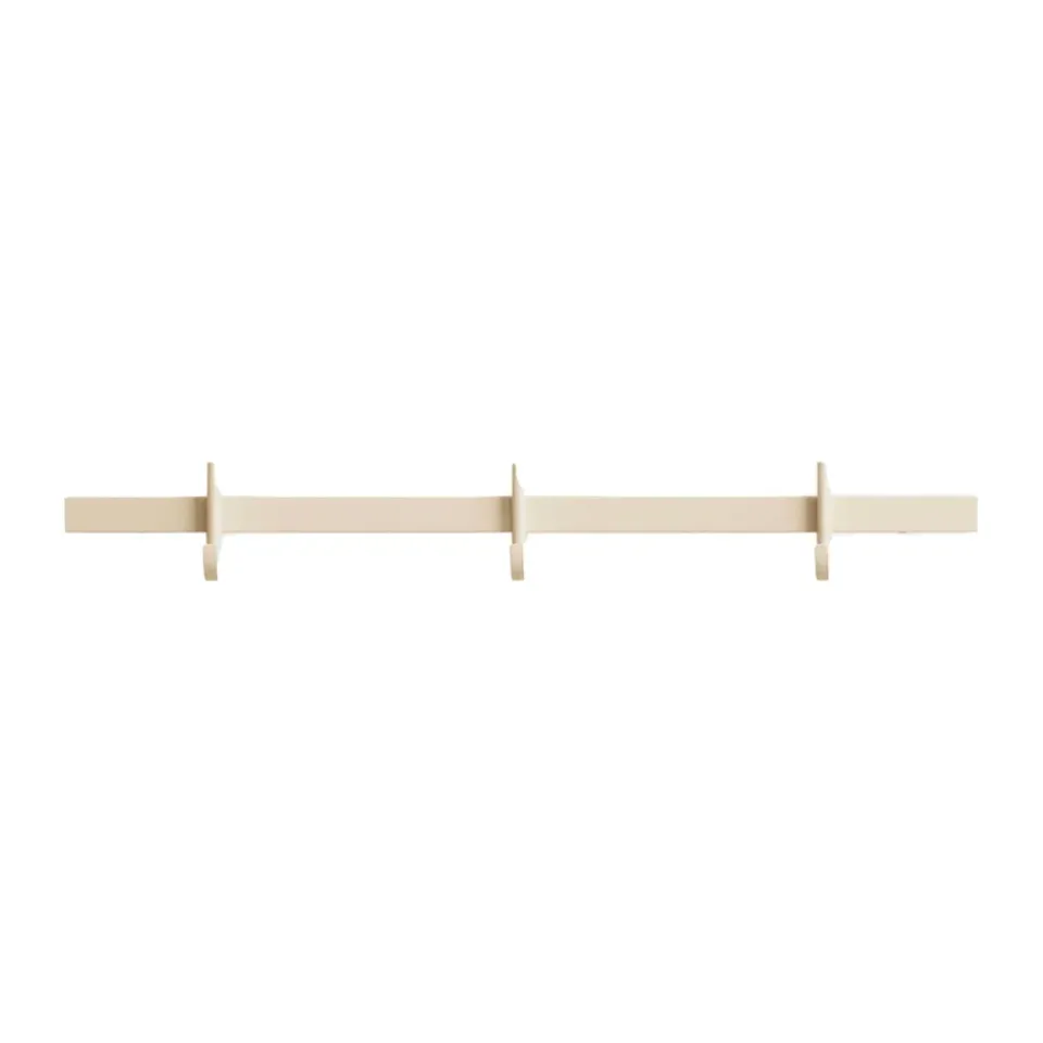 Relief Clothes Hooks & Hangers*hook rack small 41 cm, Ash Beige