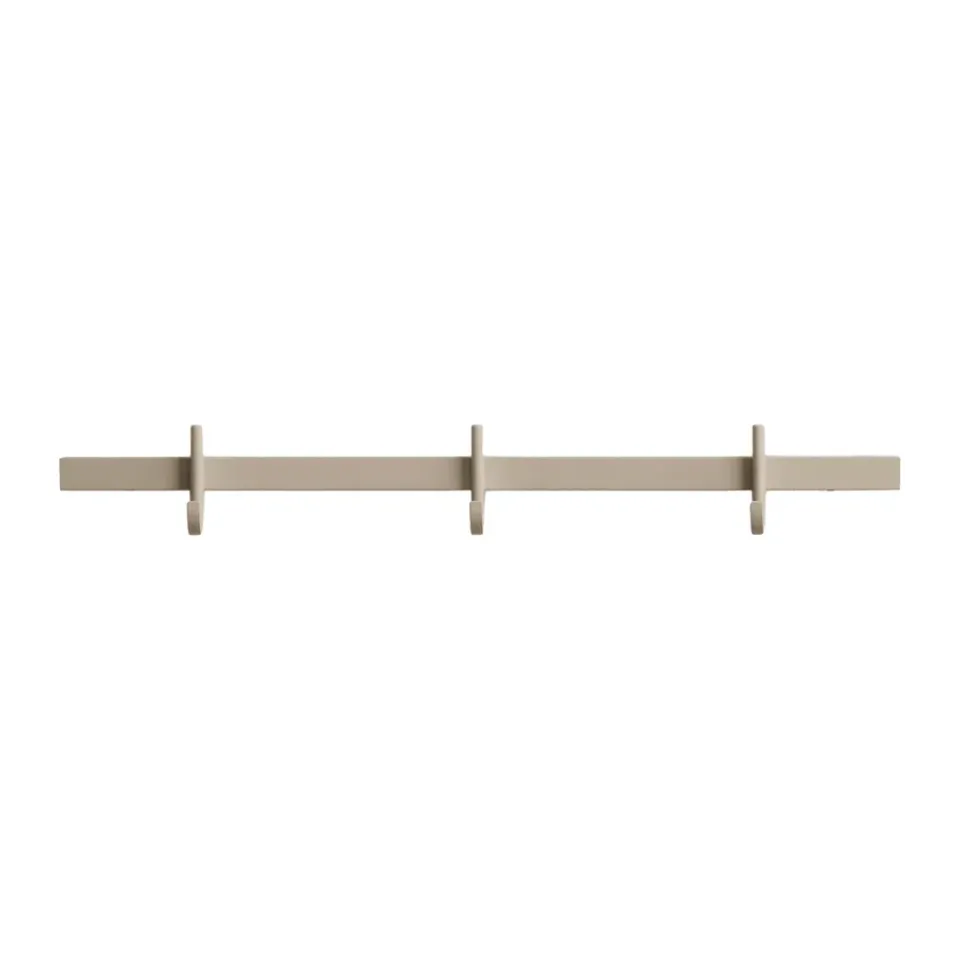 Relief Clothes Hooks & Hangers*hook rack small 41 cm, Beige