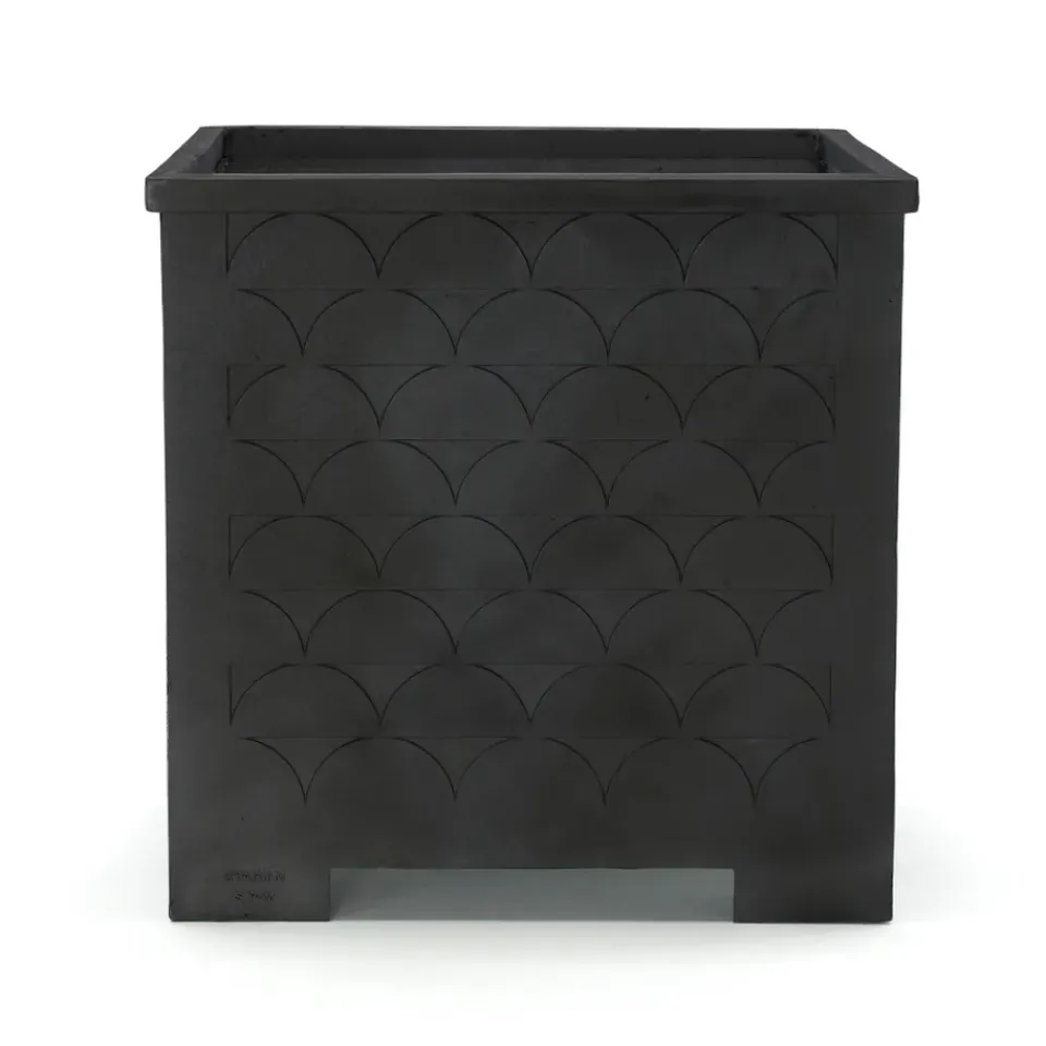 Byarums bruk Balcony Furniture*Relief plant pot, , large Black