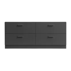Relief Dressers & Drawer Units*plinth 123 cm, Grey