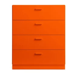 Relief Dressers & Drawer Units*plinth 82 cm, Orange