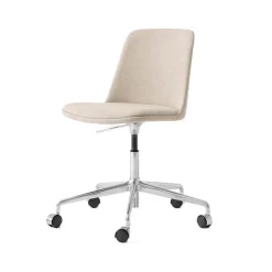 &Tradition Office Chairs*Rely HW31 office chair, Hallingdal 200-aluminium base White