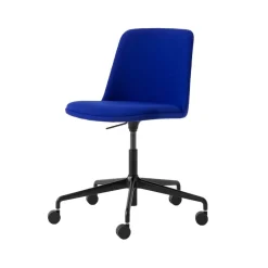 &Tradition Office Chairs*Rely HW31 office chair, Hallingdal 753-black base Blue