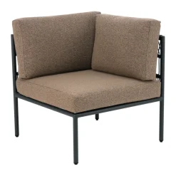 Brafab Garden Sofas & Garden Benches*Reno sofa module, -raw peanut, corner Black