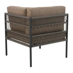 Brafab Garden Sofas & Garden Benches*Reno sofa module, -raw peanut, corner Black