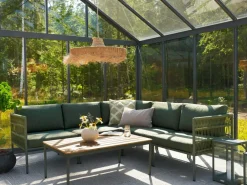 Brafab Garden Sofas & Garden Benches*Reno sofa module, Nordic -raw avocado, middle unit Green