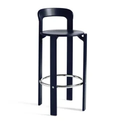 HAY Bar Stools*Rey bar stool 75 cm, Deep Blue