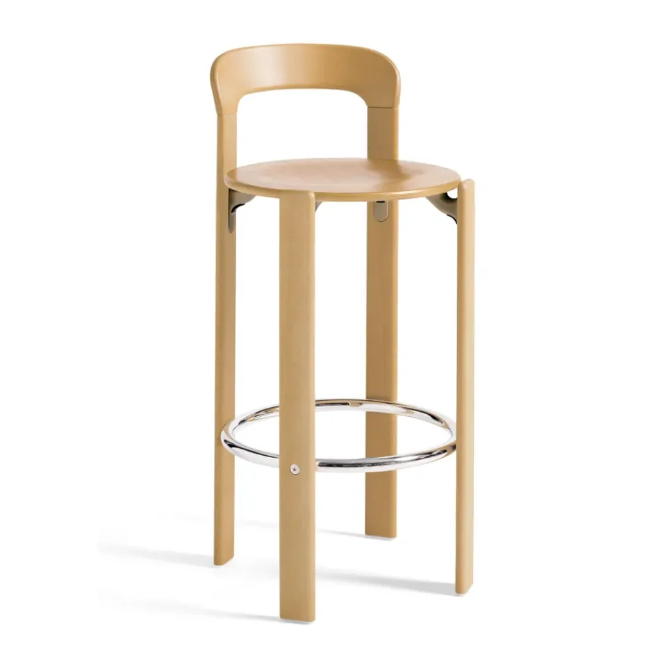 HAY Bar Stools*Rey bar stool 75 cm, Golden Yellow