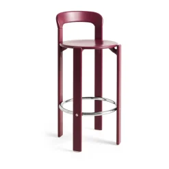 HAY Bar Stools*Rey bar stool 75 cm, Grape Red