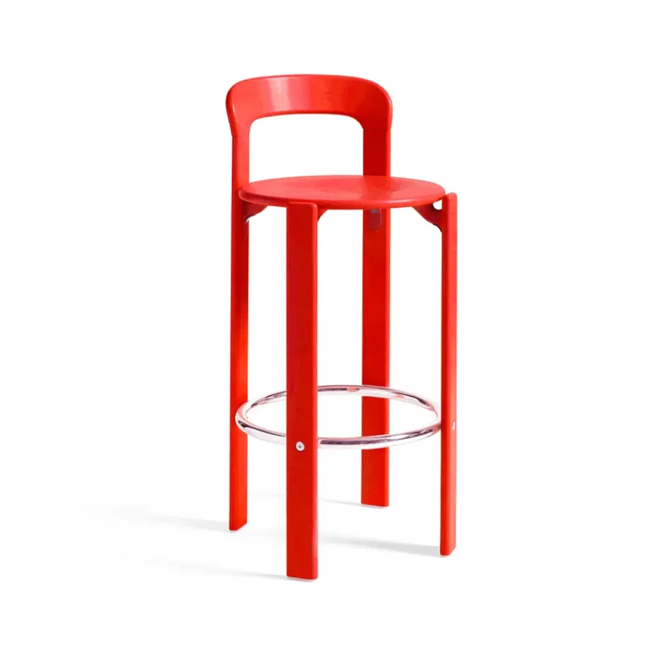 HAY Bar Stools*Rey bar stool 75 cm, Scarlet Red