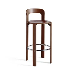 HAY Bar Stools*Rey bar stool 75 cm, Umber Brown