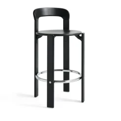 HAY Bar Stools*Rey bar stool low 65 cm, Deep Black