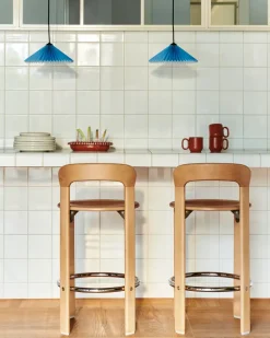 HAY Bar Stools*Rey bar stool low 65 cm, Golden Gold-coloured