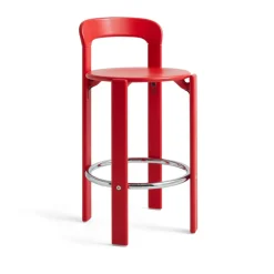 HAY Bar Stools*Rey bar stool low 65 cm, Scarlet Red