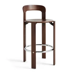 HAY Bar Stools*Rey bar stool low 65 cm, Umber Brown
