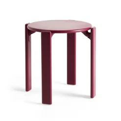 HAY Stools*Rey stool Ø46,5x46 cm, Grape red White