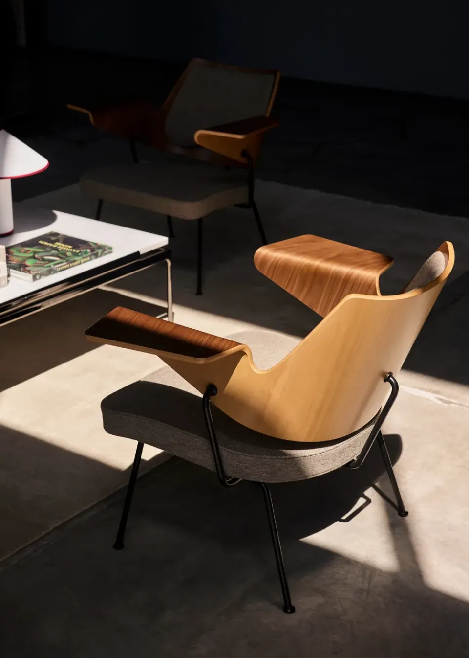 &Tradition Chairs|Armchairs & Footstools*RFH RD8 lounge chair, Walnut-beech- Brown