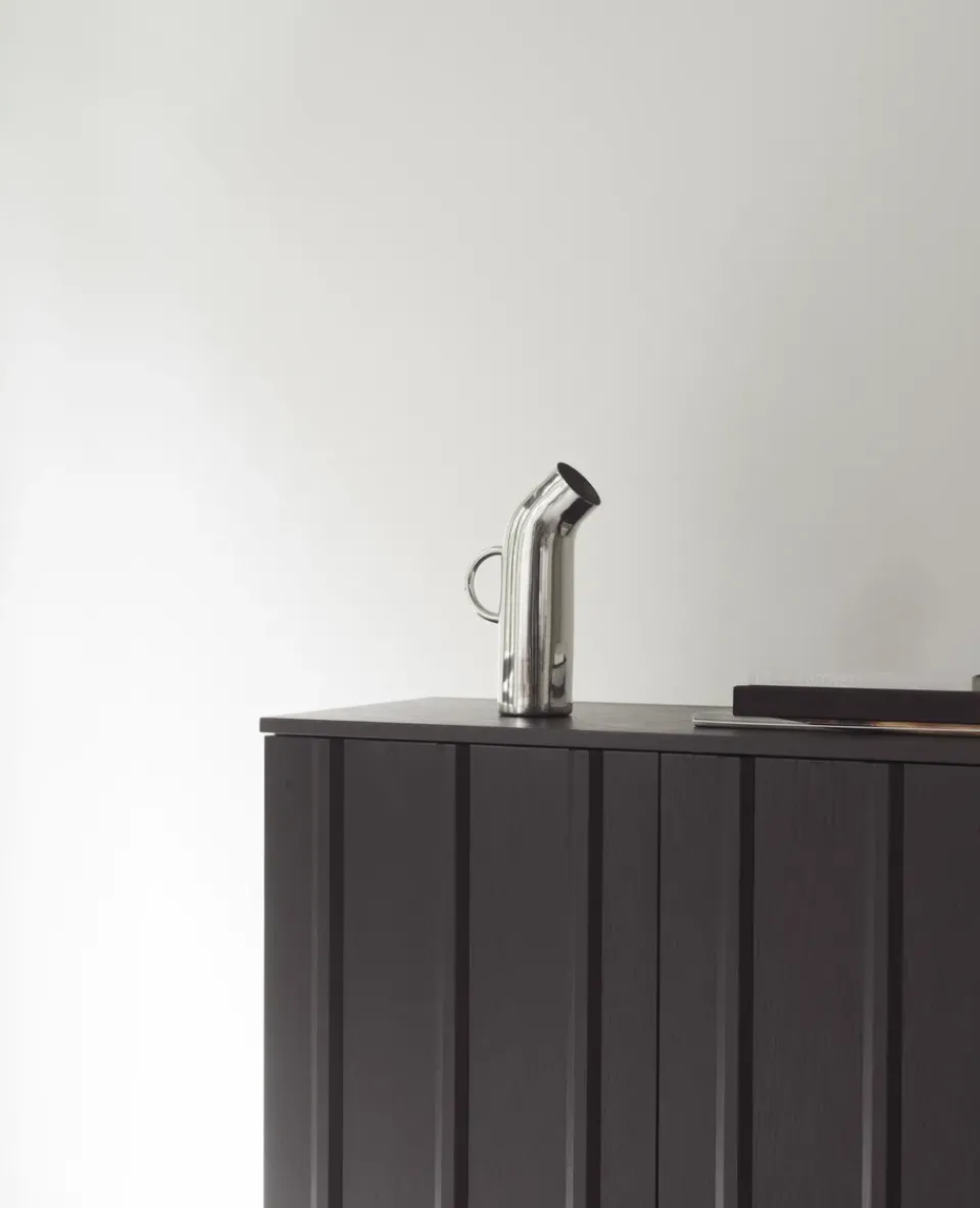 Normann Copenhagen Display & Glass Cabinets*Rib cabinet 96x98.5 cm, Soft Black