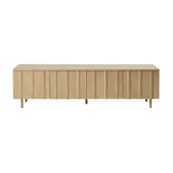 Normann Copenhagen T.V & Media Units|Dressers & Sideboards*Rib sideboard low, Oak Beige