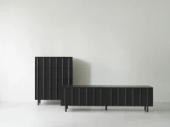 Normann Copenhagen T.V & Media Units|Dressers & Sideboards*Rib sideboard low, Soft Black