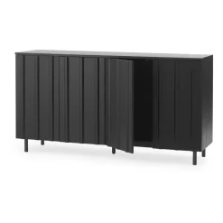 Normann Copenhagen Dressers & Sideboards*Rib sideboard 45x159 cm, Soft Black