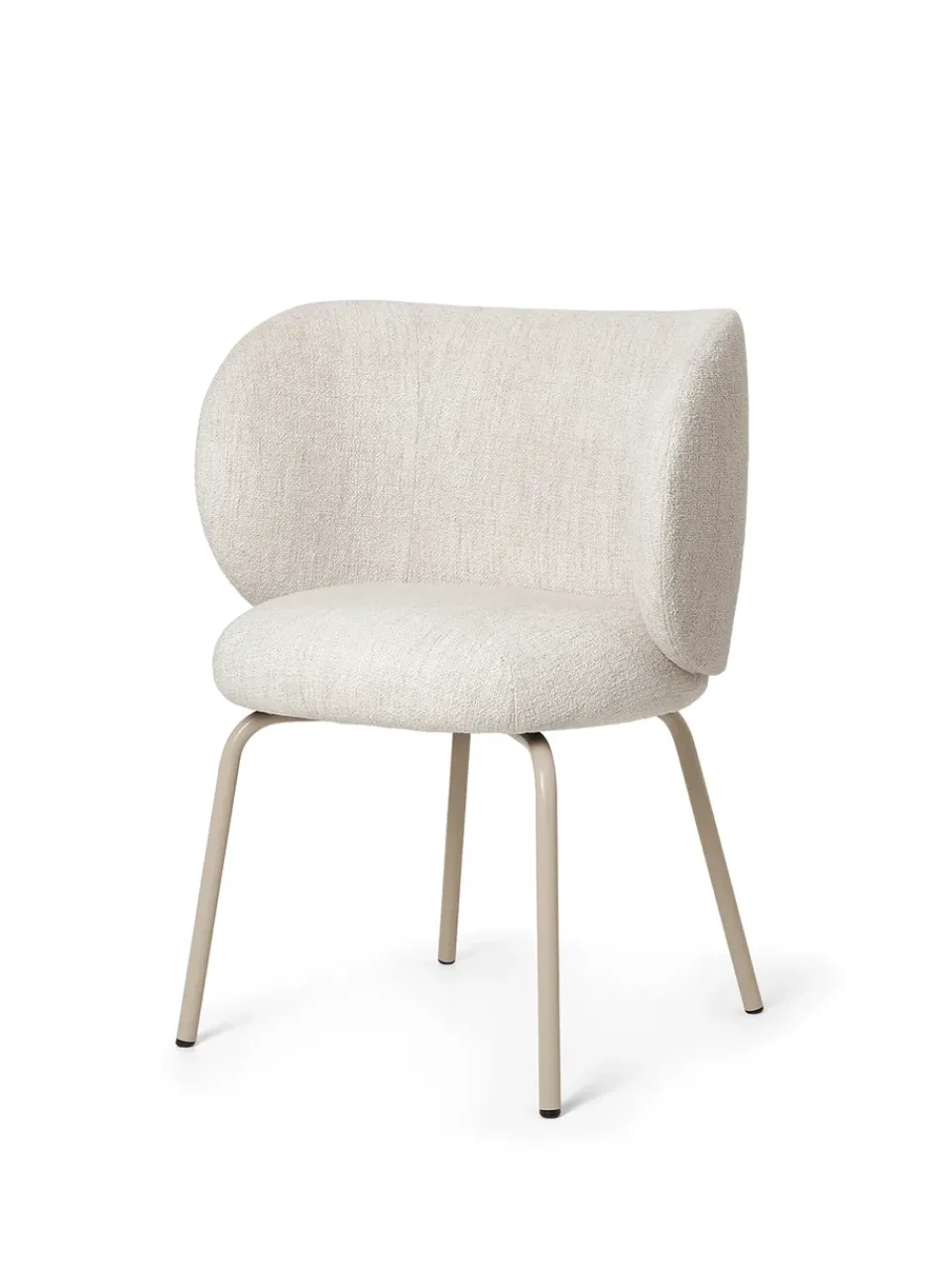 Ferm Living Chairs*Rico dining chair - bouclé, Off--cashmere White