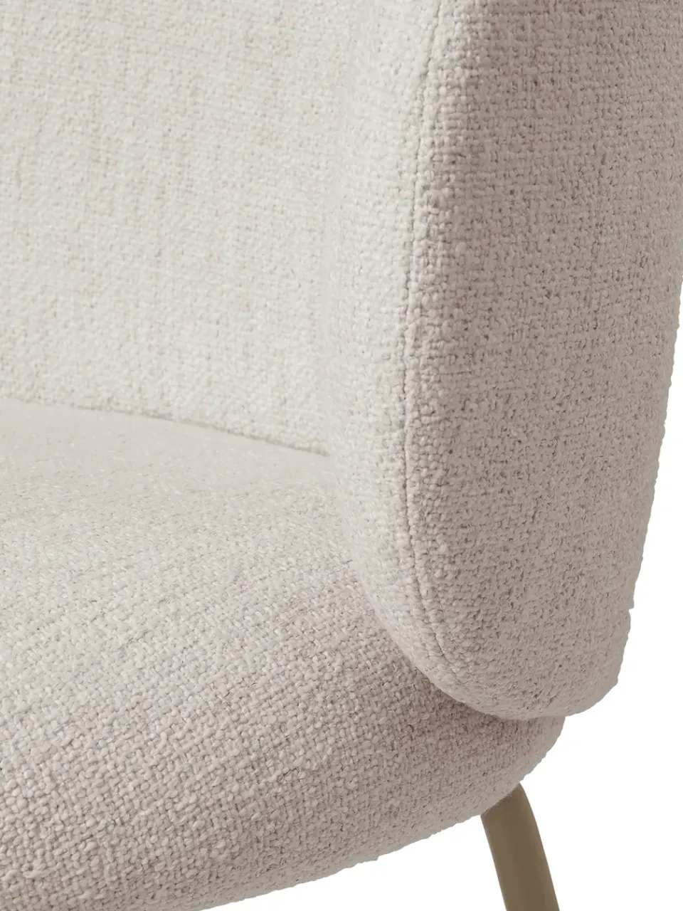 Ferm Living Chairs*Rico dining chair - bouclé, Off--cashmere White