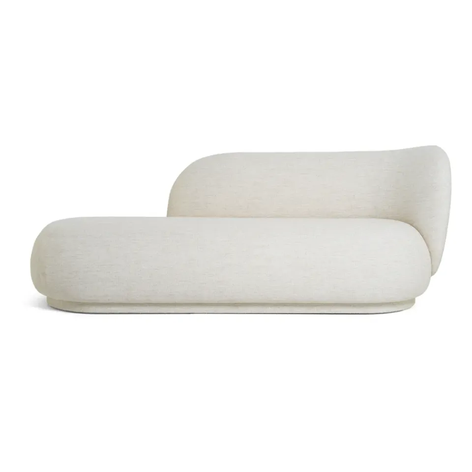 Ferm Living Sofas*Rico divan chaise bouclé higher, off White