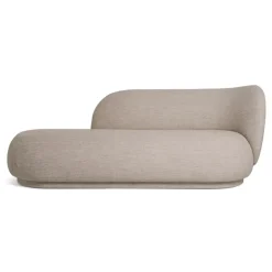 Ferm Living Sofas*Rico divan chaise bouclé higher, Bouclé sand Beige