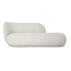 Ferm Living Sofas*Rico divan chaise bouclé left, Off White