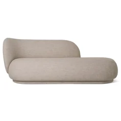 Ferm Living Sofas*Rico divan chaise bouclé left, Sand Beige