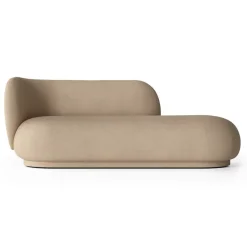 Ferm Living Sofas*Rico divan chaise left, Brushed sand Beige