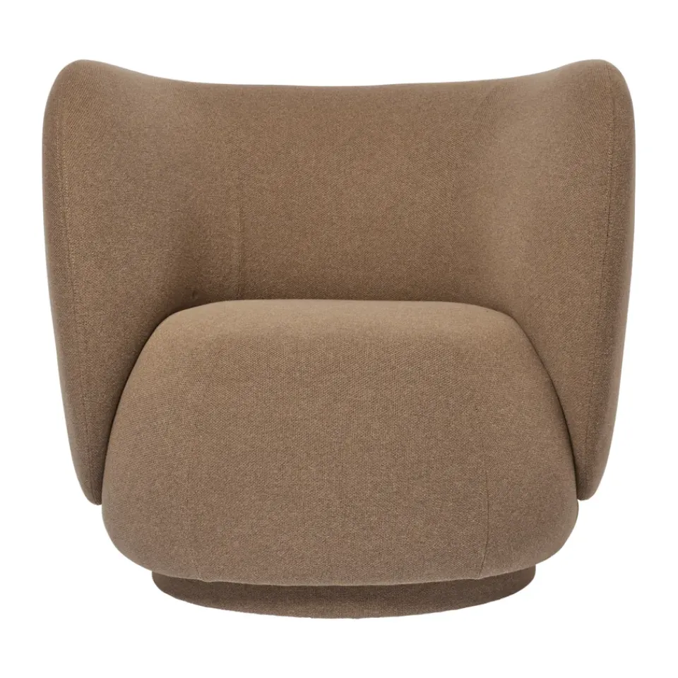 Ferm Living Armchairs & Footstools*Rico lounge chair, Autum-0361 Dark Sand Brown