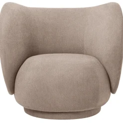 Ferm Living Armchairs & Footstools*Rico lounge chair bouclé, Sand Beige